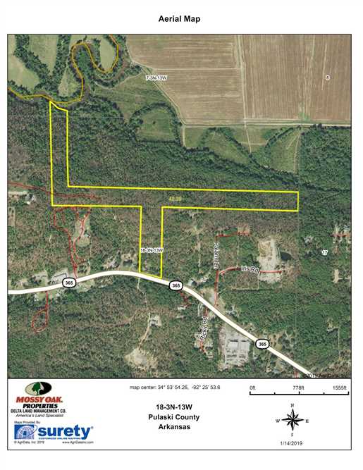 41.6 acre Mountain Top Property Views of Little Rock, Arkansas River and "The Bean Fields" Real estate listing