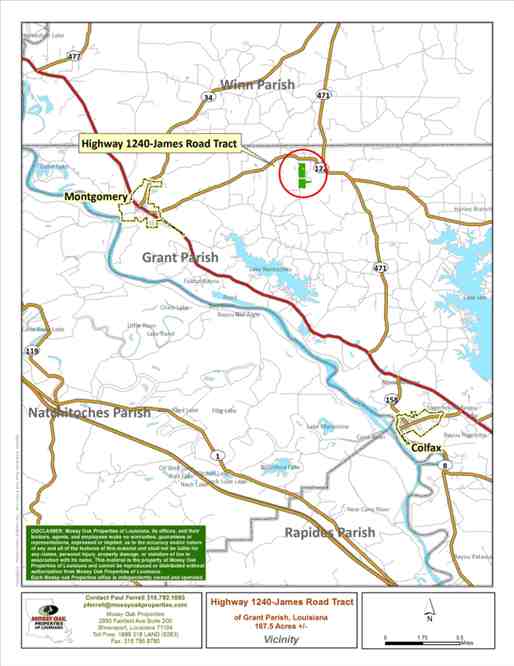 grant County, Louisiana property for sale
