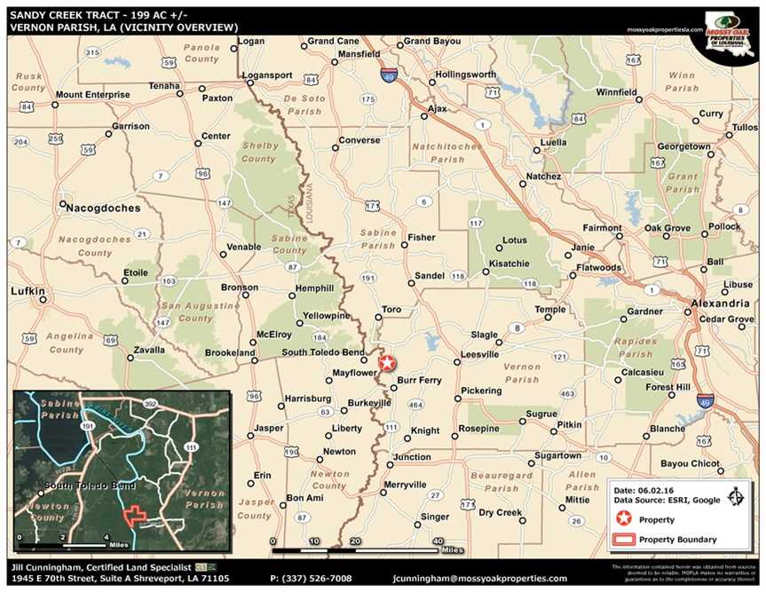vernon County, Louisiana property for sale