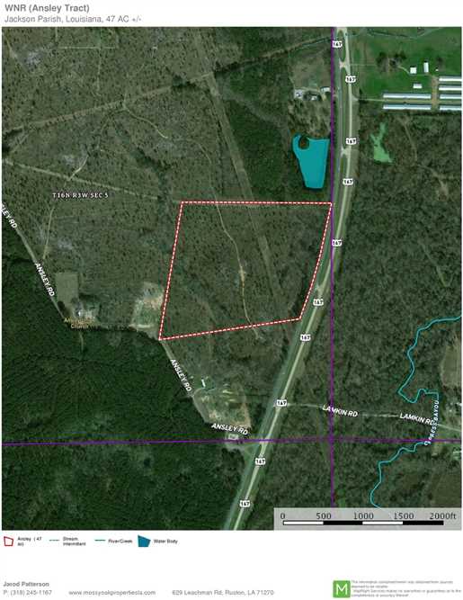 51.67 Acres of Residential land for sale in Ruston, jackson County, Louisiana