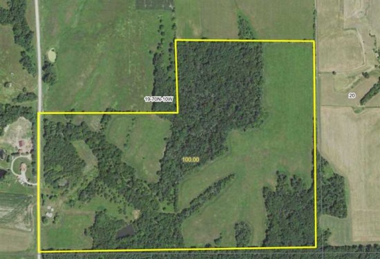 100 Acres of Land for Sale in van buren County Iowa
