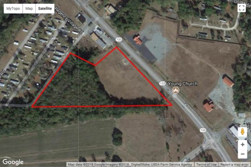 13 Acres of Commercial land for sale in Moultrie, colquitt County, Georgia