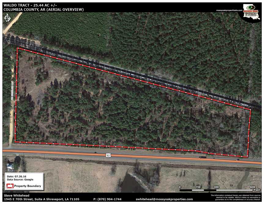25.43 Acres of Land for sale in columbia County, Arkansas