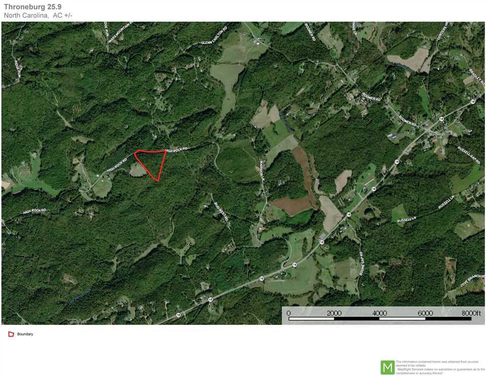 15.3 Acres of Residential land for sale in Boomer, wilkes County, North Carolina