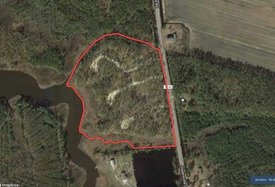 16.77 Acres of Land for Sale in hyde County North Carolina