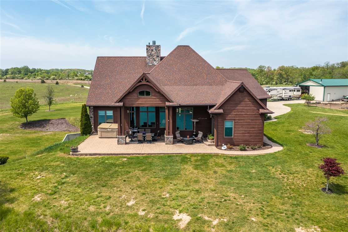109.00 Acres with 5408 Sq. Ft Custom Home Real estate listing