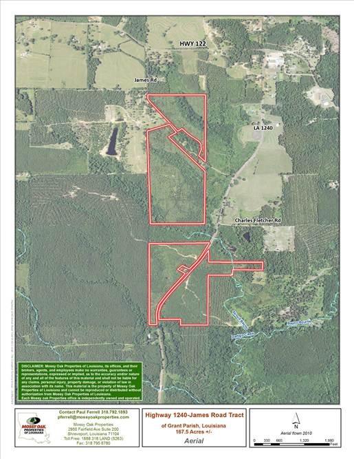 113.27 Acres of Land for sale in grant County, Louisiana