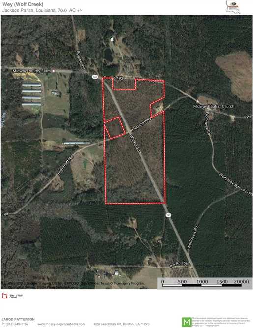 70.83 Acres of Residential land for sale in Jonesboro, jackson County, Louisiana
