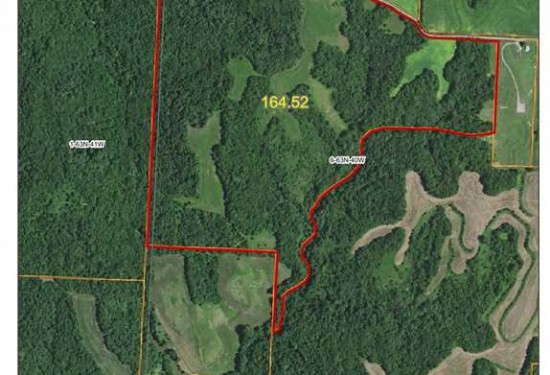 164.5 Acres of Land for Sale in atchison County Missouri