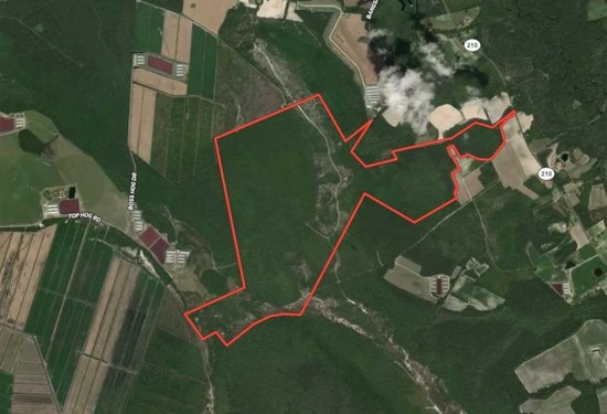 656 Acres of Land for Sale in bladen County North Carolina