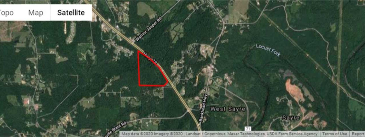51 Acres of Land for Sale in jefferson County Alabama