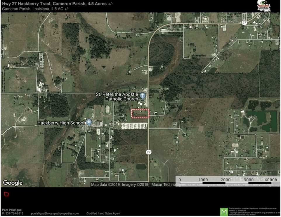 Hwy 27 Hackberry Tract, Cameron Parish, 5 Acres +/- Real estate listing
