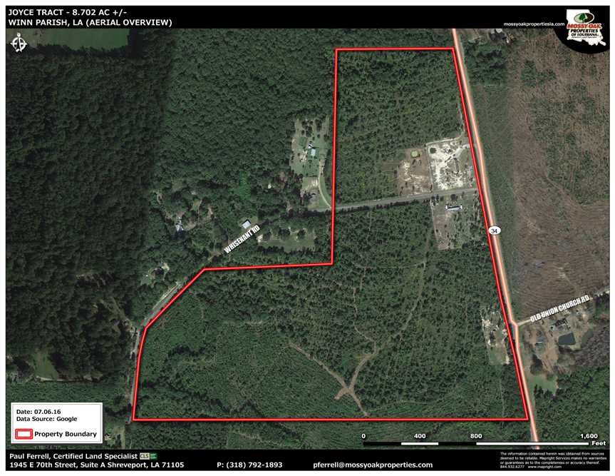 8.71 Acres of Residential land for sale in Winnfield, winn County, Louisiana