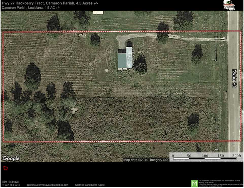 4.5 Acres of Recreational land for sale in Hackberry, cameron County, Louisiana