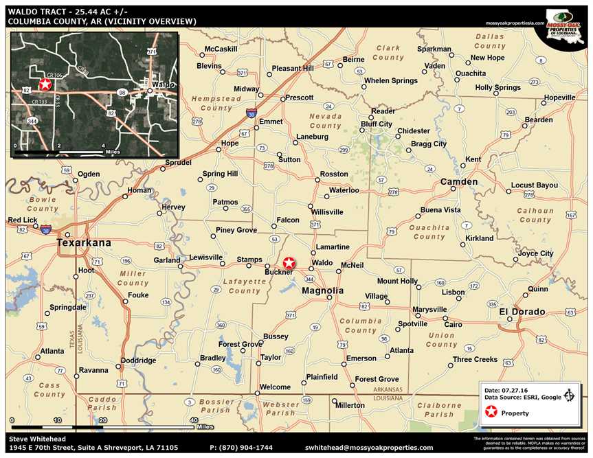 columbia County, Arkansas property for sale