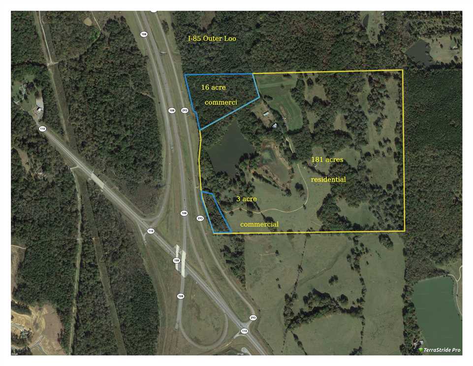 I-85 Outer Loop Commercial 16 Acres. Real estate listing