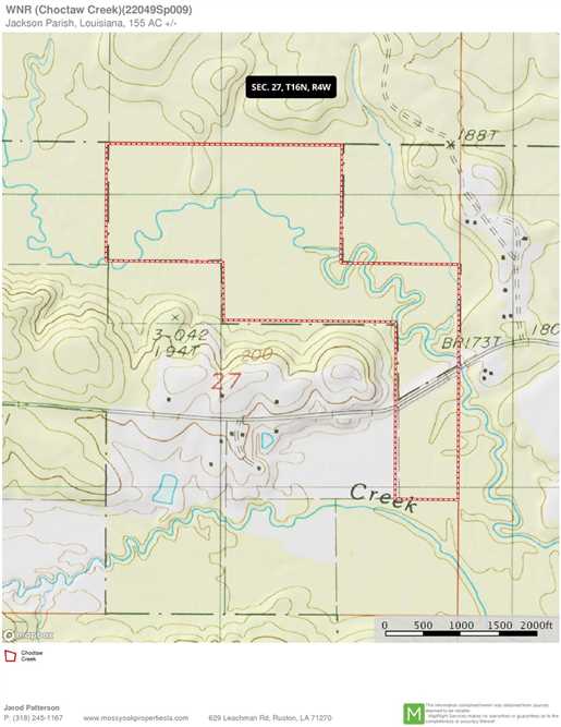 154.82 Acres of Land for sale in jackson County, Louisiana