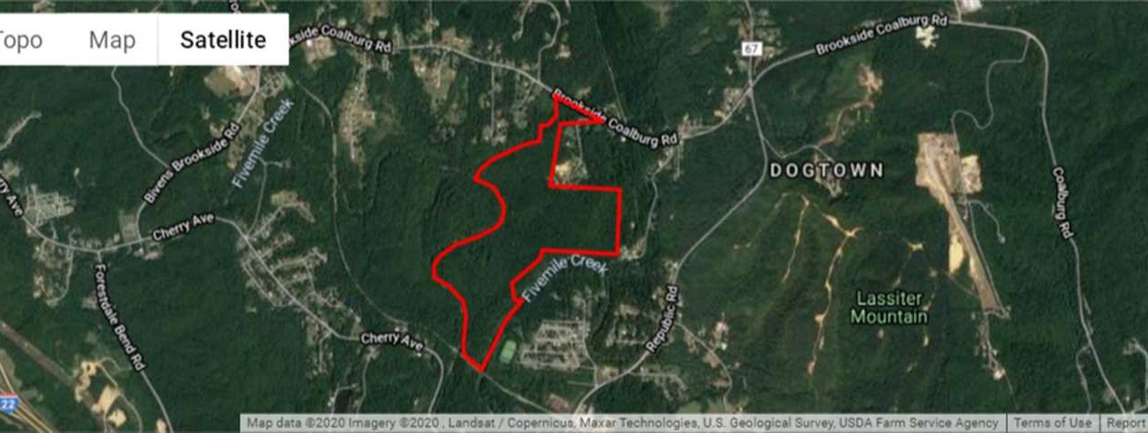 158 Acres of Land for Sale in jefferson County Alabama