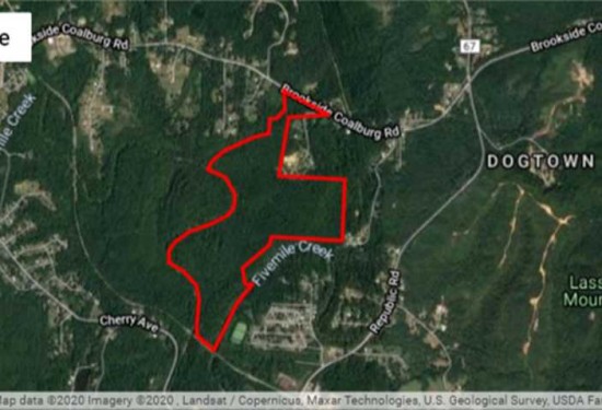 158 Acres of Land for Sale in jefferson County Alabama