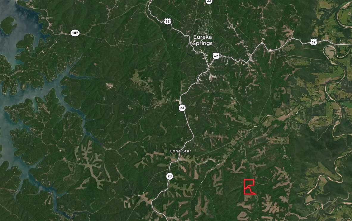 78 Acres of Recreational land for sale in Eureka Springs, carroll County, Arkansas