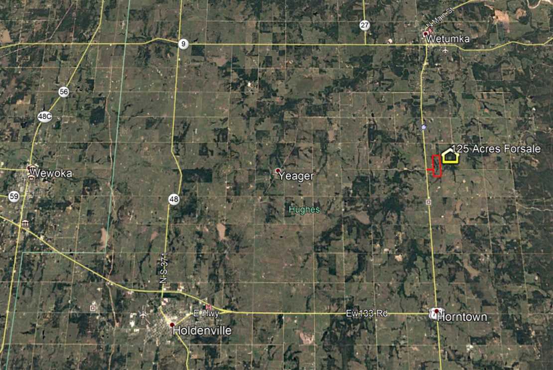 125 Acres of Land for sale in hughes County, Oklahoma